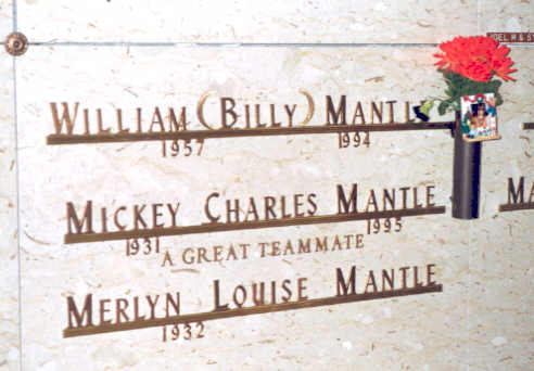 Mickey Mantle crypt - 2000
